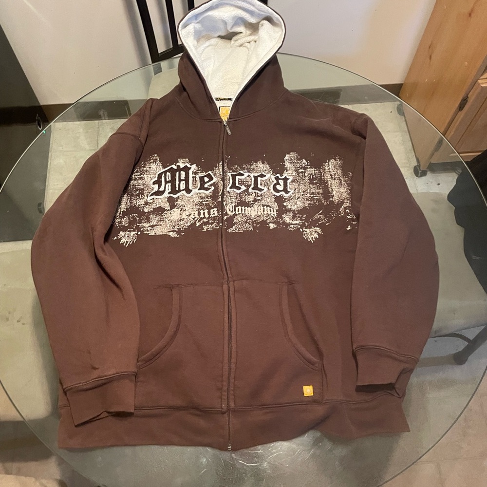 Mecca Chocolate Brown Zip-Up Jacket - Picture 1 of 4